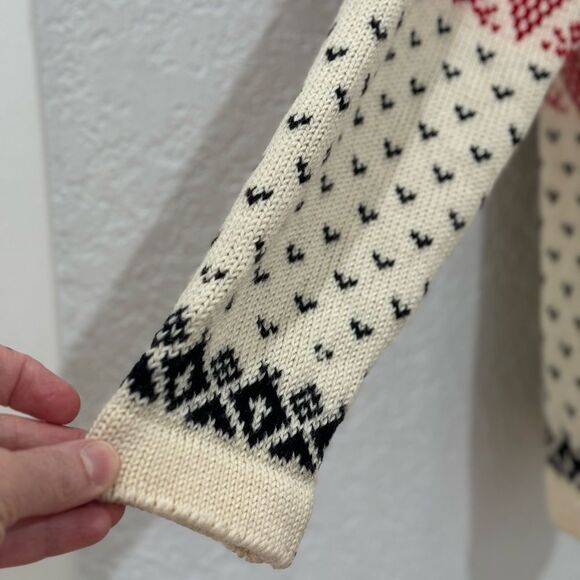 Disegna Men’s Norwegian D’Italia Alpine Pure Wool Sweater Size Small - Picture 7 of 12